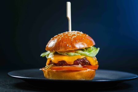 Мраморный чизбургер