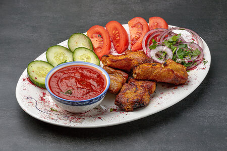 Шашлык из cвинoй шейки