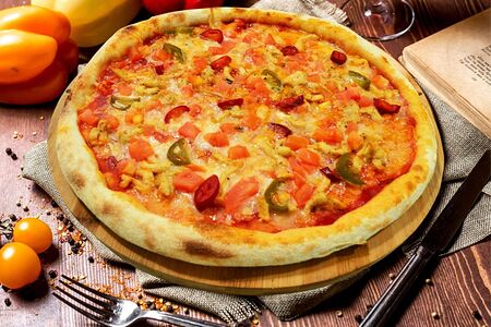 №36 Пицца Огненная курочка