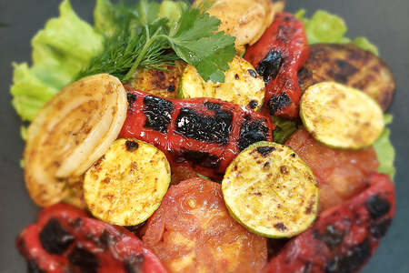 Овощи на углях