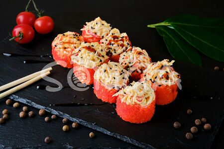 Запечённый с крабом