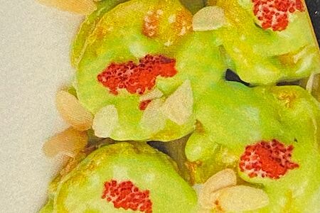 Креветки Темпура под соусом васаби