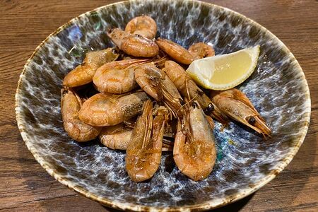 Жареные креветки