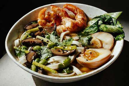 Рамен с креветкой