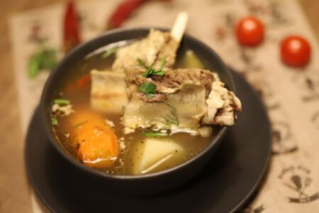 Шурпа с говядиной