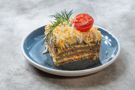 Печёночный торт