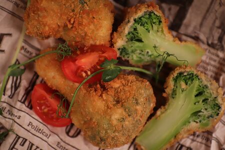 Брокколи во фритюре