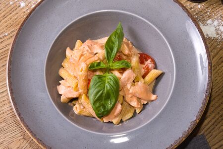 Паста с форелью