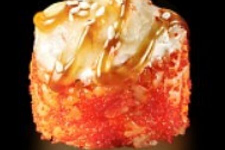 Запеченный маасдам с креветкой