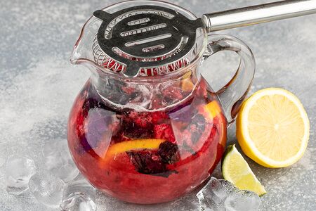 Малина с базиликом