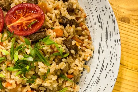 Плов с говядиной