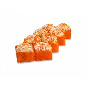 Запеченный ролл с лососем