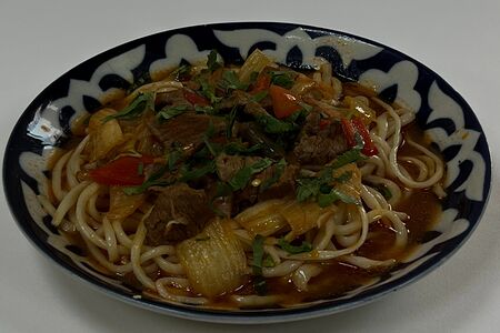 Лагман с говядиной