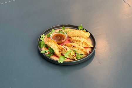 Равигёдза с курицей и креветкой