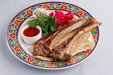 Шашлык из корейки ягненка