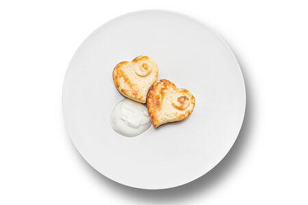 Сырники со сметаной