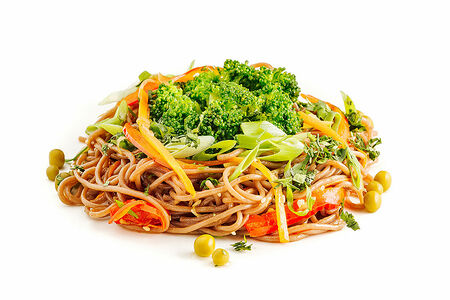 Соба с овощами