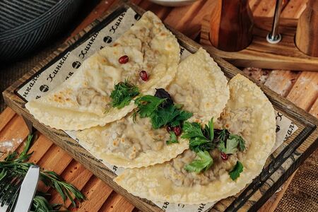 Кутабы с говядиной