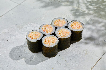 Острый ролл с крабом