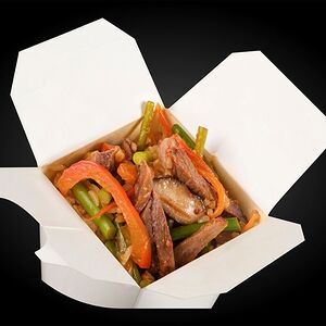 Рис с говядиной по-азиатски