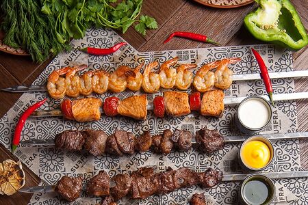 Шашлык из семги