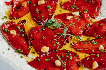 Перцы Пикильо из печи