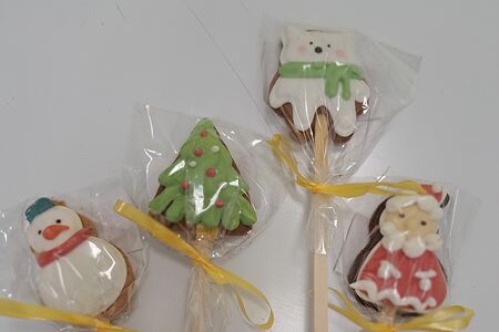 Печенье на палочке микс Новогоднее