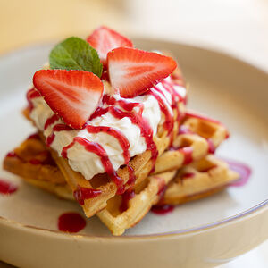 Вафли со страчателлой