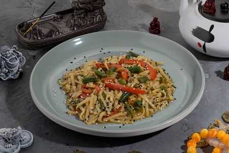 Удон с овощами