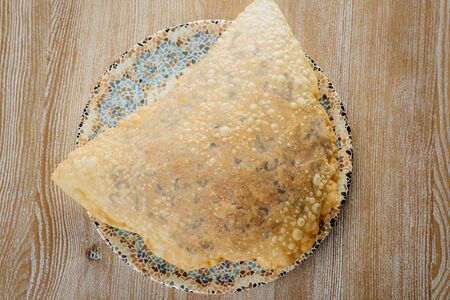 Чебурек с грибами и трюфелем