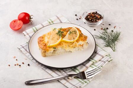 Треска, запечённая под сыром