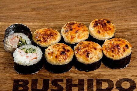 Запечённый с креветкой