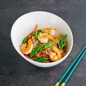 Фунчоза с креветками 