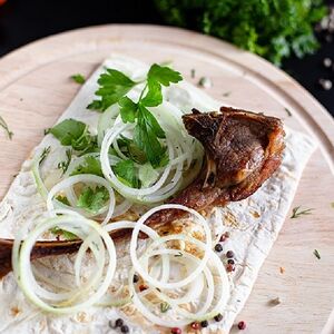 Шашлык из бараньей корейки