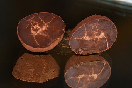 Конфета Трюфель-апельсин