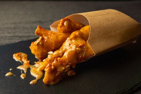 Креветки в панировке