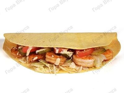 Кесадилья с тигровыми креветками