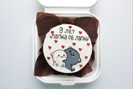 Бенто-торт Лапка об лапку