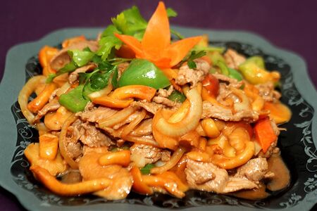 Свинина с опятами №228