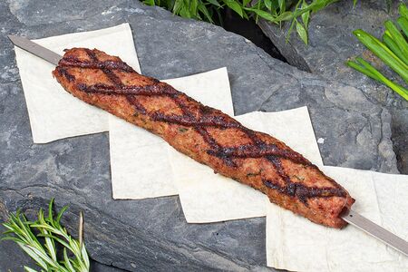 Кебаб из трёх видов мяса