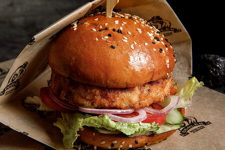 Бургер с крабом