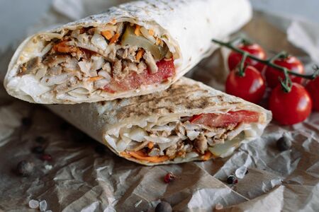 Шаурма свиная средняя