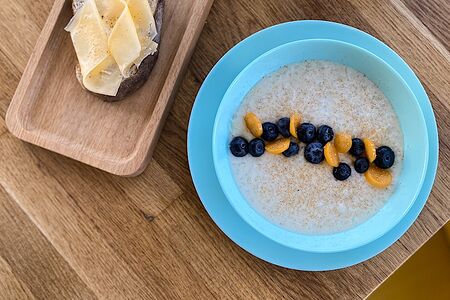 Рисовая каша с сыром 