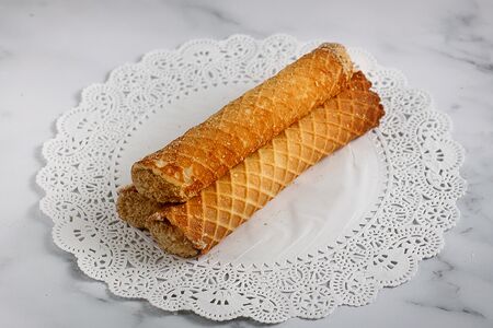 Трубочка со сливочным кремом