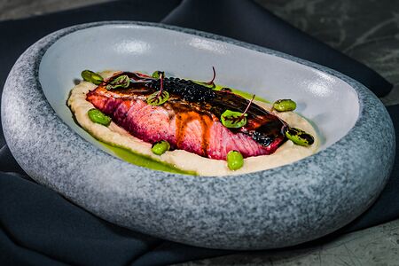 Спинка лосося гравлакс