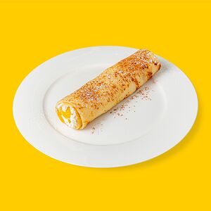 Блинчик с персиком и крем-чизом