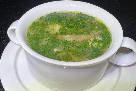 Куриный суп с вермишелью