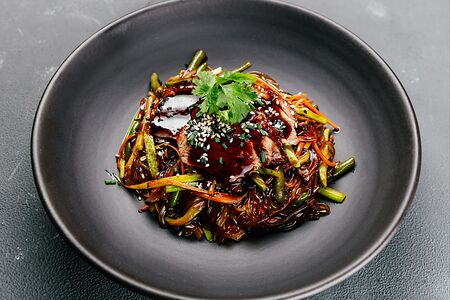 Лапша гречневая с уткой