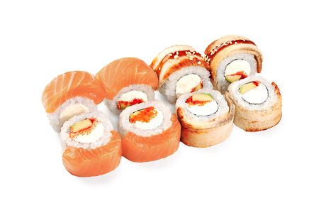 Сливочный лосось угорь