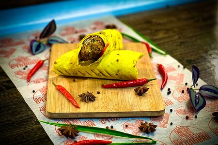 Фалафель в сырном лаваше